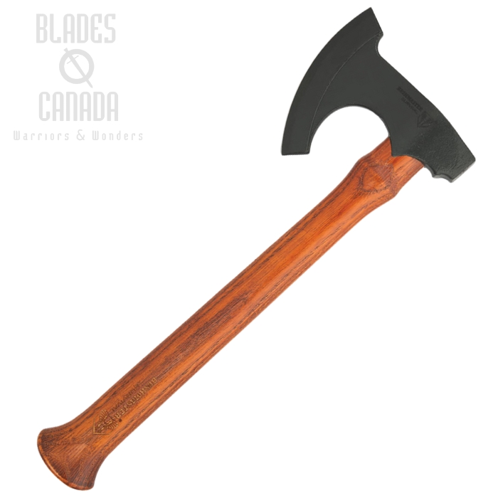 Bushmaster Woodsman Axe, 1055 HC Steel, w/Leather Sheath, UC3438